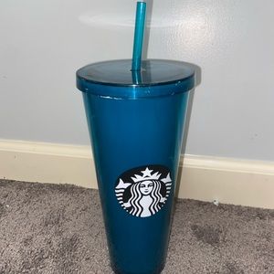 teal starbucks tumbler 24oz
